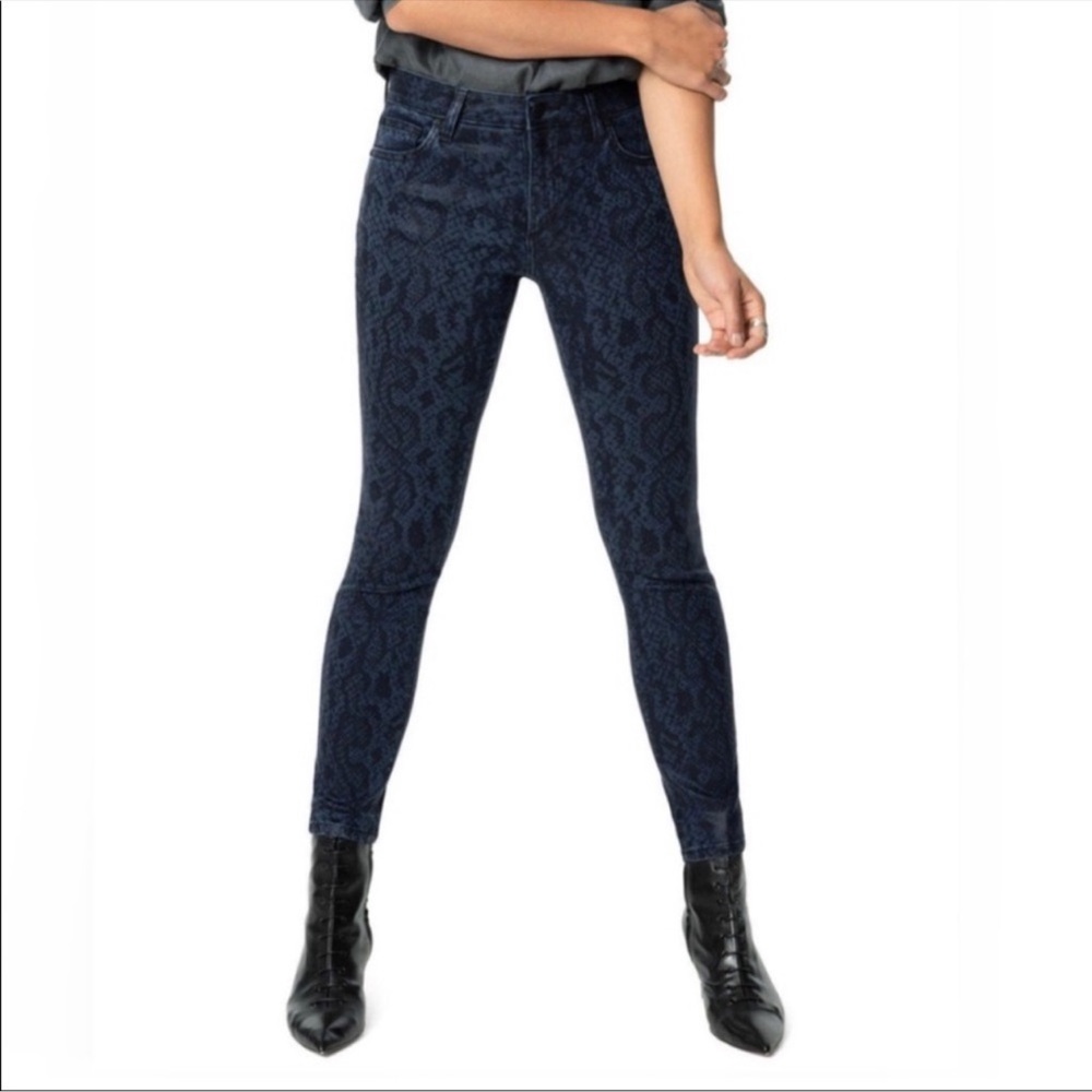 Joe’s Snakeskin Pattern The Charlie High Rise Skinny Ankle Jeans - New With Tag